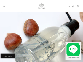 chetna.jp homepage screenshot
