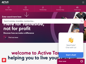 'activetameside.com' screenshot