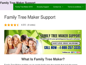 familytreemakersupport.com