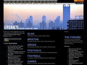 'urban75.net' screenshot