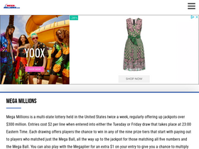 'mega-millions.com' screenshot