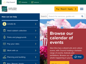 'gleneira.vic.gov.au' screenshot