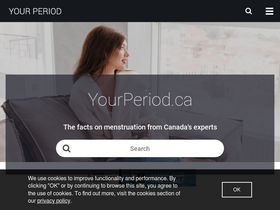 'yourperiod.ca' screenshot