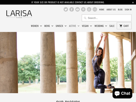 larisalondon.com homepage screenshot