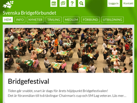 'svenskbridge.se' screenshot