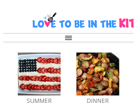 'lovetobeinthekitchen.com' screenshot