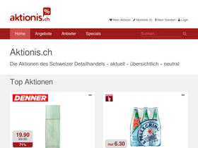 'aktionis.ch' screenshot