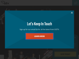 'scetv.org' screenshot