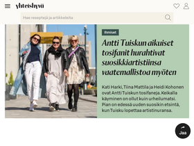 'yhteishyva.fi' screenshot