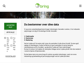 'bring.dk' screenshot