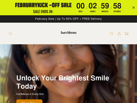 bareblooms homepage screenshot