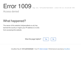 'hollywoodbets.co.uk' screenshot