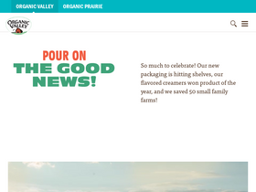 'organicvalley.coop' screenshot