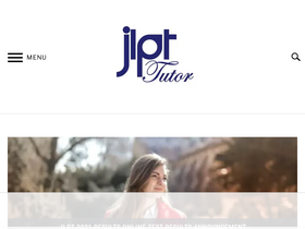 'jlpttutor.com' screenshot