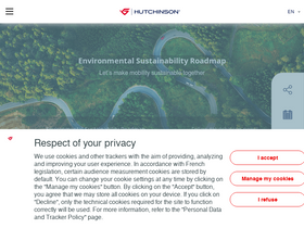 'hutchinson.com' screenshot