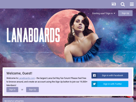 'lanaboards.com' screenshot
