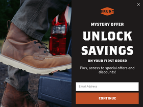 Bruntworkwear homepage screenshot