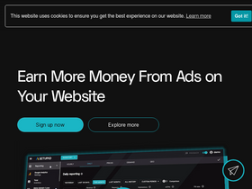 'setupad.com' screenshot