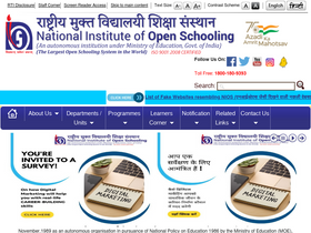 'nios.ac.in' screenshot