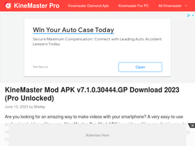 'kinemasterpro.cc' screenshot