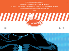'juniorscheesecake.com' screenshot