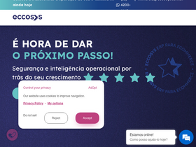 'eccosys.com.br' screenshot