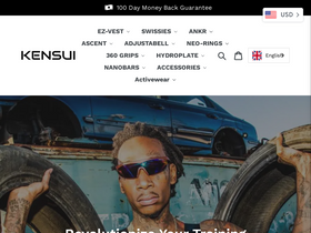 'kensuifitness.com' screenshot