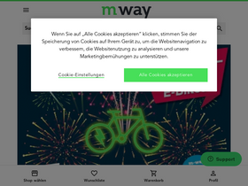 'm-way.ch' screenshot
