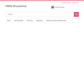 'miladruciarnia.pl' screenshot