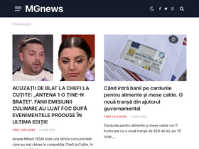'mgnews.ro' screenshot