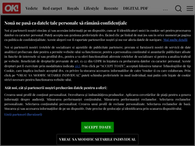 'okmagazine.ro' screenshot