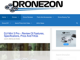 'dronezon.com' screenshot