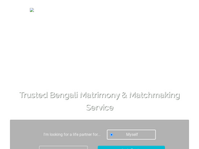 'bengalishaadi.com' screenshot