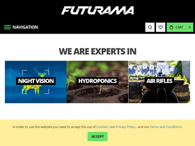 'futurama.co.za' screenshot