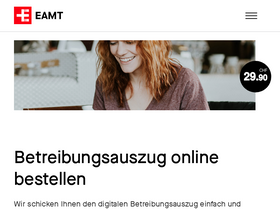 'eamt.ch' screenshot