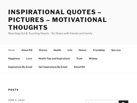 'rishikajain.com' screenshot