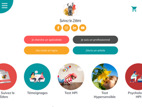 'suivezlezebre.com' screenshot