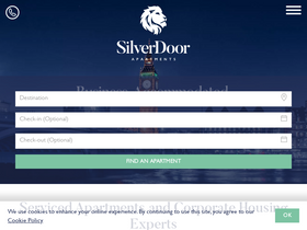'silverdoorapartments.com' screenshot