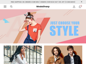 Modasharp website screenshot