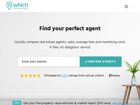 'whichrealestateagent.com.au' screenshot