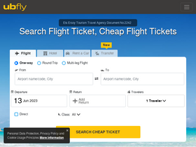 'ubfly.com' screenshot