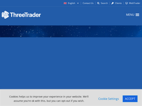 'threetrader.com' screenshot
