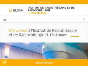 'radiotherapie-hartmann.fr' screenshot