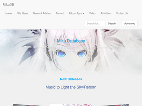 'mikudb.moe' screenshot