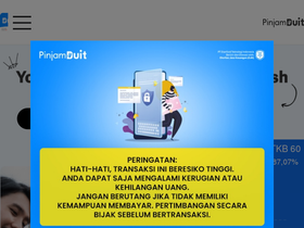 'pinjamduit.co.id' screenshot