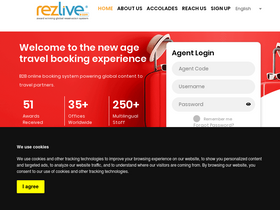 'rezlive.com' screenshot