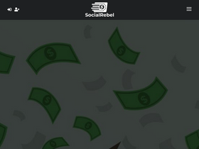 'socialrebel.co' screenshot