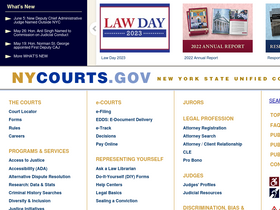 'nycourts.gov' screenshot