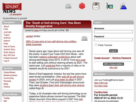 'soylentnews.org' screenshot