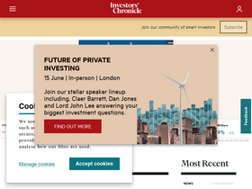 'investorschronicle.co.uk' screenshot